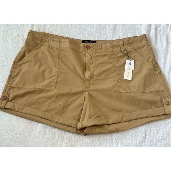 New Sanctuary Standard Surplus Cargo Shorts Plus Size - Picture 1 of 7